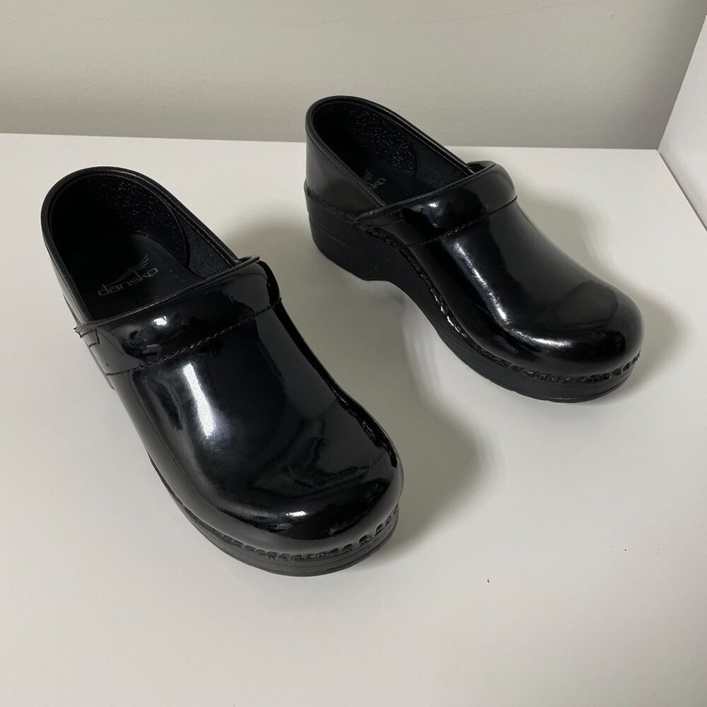 Dansko Professional Black Mule Clog Work Office Nurse  EU 37 US Size 6